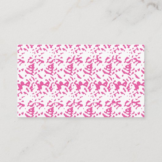 カスタムアポイントメントリマインダーカード | ロゴ 予約カード (裏面)