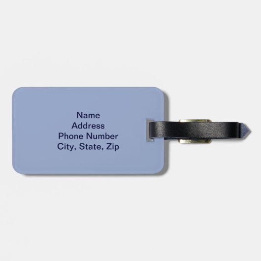 カスタムアメリカの軍隊飛行機ラゲージタグ ラゲッジタグ (裏面横)