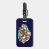 カスタムアメリカン・イーグル・ラゲージタグ ラゲッジタグ (正面縦)