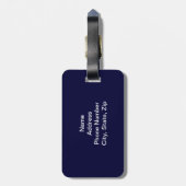 カスタムアメリカン・イーグル・ラゲージタグ ラゲッジタグ (裏面縦)