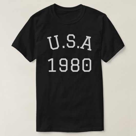 カスタムアメリカ合衆国年 Tシャツ (デザイン正面)