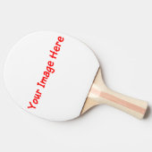 カスタムアメリパーソナライズされたアの写真 卓球ラケット (横)