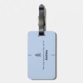 カスタムアラスカクルーズファミリーフレンズグループマッチング ラゲッジタグ (裏面縦)