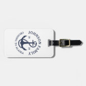 カスタムアラスカファミリークルーズワイルドライフスポッティング ラゲッジタグ (正面横)