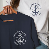 カスタムアラスカファミリークルーズワイルドライフスポッティングT-Sh Tシャツ