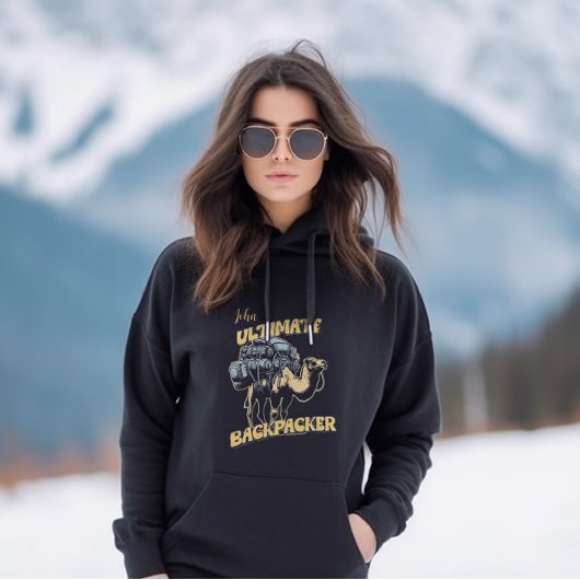 カスタムアルティメットバックパッカーキャンピングギフトTシャツ パーカ