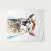 カスタムアルパカミュージックファクトリー シンギング タペストリー (正面(横))