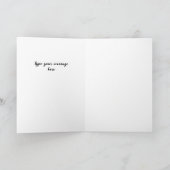 カスタムアルフマブロッククナフェアラブ卒業カード サンキューカード (内部)