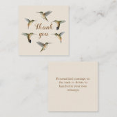 カスタムアレンズハミングバード  ノートカード (正面/裏面)