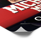 カスタムアンクルサム選挙運動テンプレート ポスター (角)