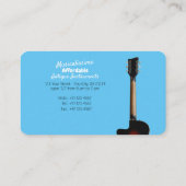 カスタムアンティークヴィンテージミュージカル楽器ショップ 名刺 (裏面)