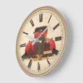 カスタムアンティーク時計 ラージ壁時計 (傾斜)