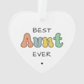 カスタムアントレトロギフト |ア最高のントエバー  オーナメント (裏面)