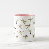 カスタムアンナズハミングバーズツートーンコーヒーマグ ツートーンマグカップ (中央)