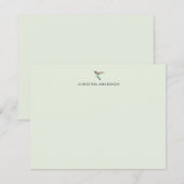 カスタムアンナズハミングバード ノートカード (正面/裏面)