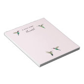 カスタムアンナズハミングバード ノートパッド (アングル)