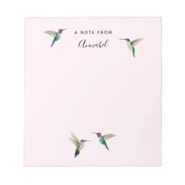 カスタムアンナズハミングバード ノートパッド