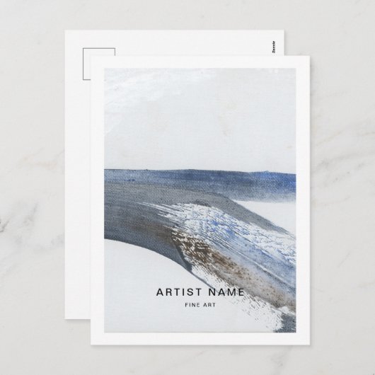 カスタムアーティストはがきテンプレート シーズンポストカード (正面/裏面)