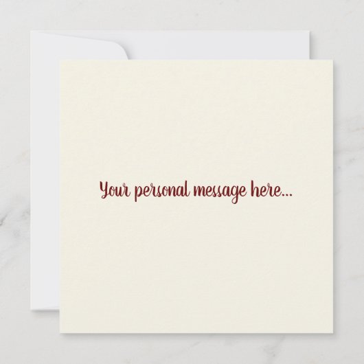 カスタムアーティスト名 – アートクラス先生カード 招待状 (裏面)