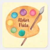 カスタムアーティストNAME – アートクラッセ先生フェア スクエアシール (正面)