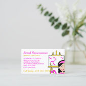 カスタムアーティス絵画トのキャンバス 名刺 (スタンド正面)