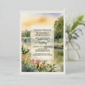 カスタムアートクリヴェデンハウス結婚式招待状 箔招待状 (立ち正面)