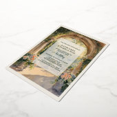 カスタムアートクリヴェデンハウス結婚式招待状 箔招待状 (回転した状態)