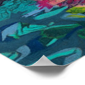 カスタムアートダックプリント ポスター (角)