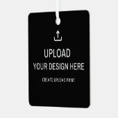 カスタムアートワーク、写真、またはデザイン メタルオーナメント (正面左)