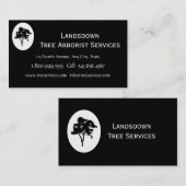 カスタムアーボリストツリーサービス 名刺 (正面/裏面)