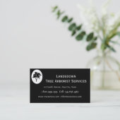 カスタムアーボリストツリーサービス 名刺 (スタンド正面)