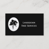 カスタムアーボリストツリーサービス 名刺 (裏面)