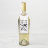 カスタムアールデコカクテルパーティー ボトルネックタグ (ボトル)