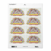 カスタムアールデコフローララベル ラベル (フルシート)