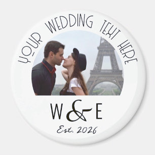 カスタムアールデコ文字冷蔵庫用マグネット結婚式の引き出物 マグネット