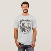 カスタムイエローストーンロードトリップ2025ファミリーシャツ Tシャツ (正面フル)
