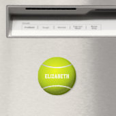 カスタムイエローテニスボール マグネット (インサイチュ (食洗機))