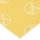 カスタムイエローレストラントレードショーロゴビジネス テーブルクロス (アングル)