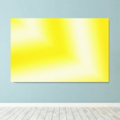 カスタムイエロ&ホワイト抽象デザインキャンバス印刷 キャンバスプリント (インサイチュ (ウッドフロア))