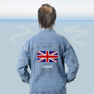 カスタムイギリス旗デニムジャケット デニムジャケット