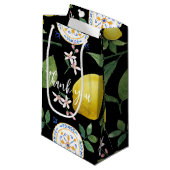 カスタムイタリアンタイル植物小抱き枕 スモールペーパーバッグ (正面アングル)