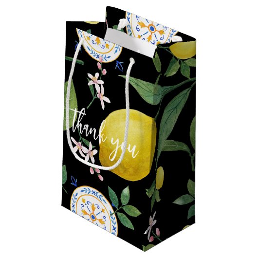 カスタムイタリアンタイル植物小抱き枕 スモールペーパーバッグ (裏面アングル)