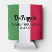 カスタムイタリアン姓フラグの色懇親会 缶クーラー (裏面)