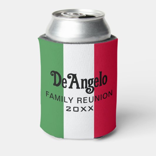 カスタムイタリアン姓フラグの色懇親会 缶クーラー (缶裏面)