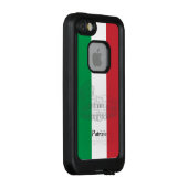カスタムイタリア国イタリアン旗コロッセオ LifeProof iPhoneケース (裏面/右)