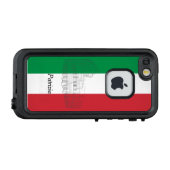 カスタムイタリア国イタリアン旗コロッセオ LifeProof iPhoneケース (裏面横)