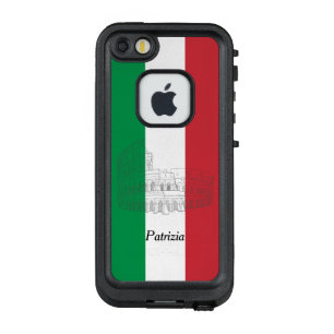 カスタムイタリア国イタリアン旗コロッセオ LifeProof FRÄ’ iPhone SE/5/5sケース
