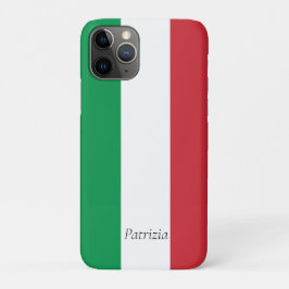 カスタムイタリア国旗イタリアン旅行荷物タグ iPhone 11 PROケース