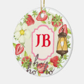 カスタムイチゴ セラミックオーナメント (左)