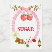 カスタムイチゴ フードラベル (シングルラベル)